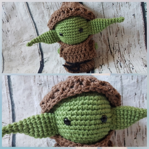 Hand Crafted Other - Crochet Baby Yoda Amigurumi